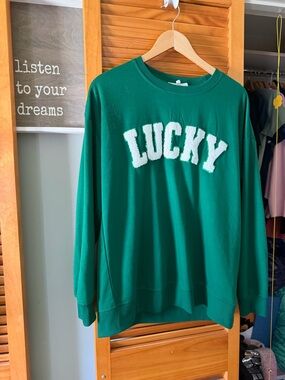 Workshop Republic Clothing Forest Green Crewneck Sweatshirt